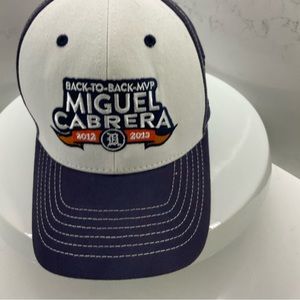 Detroit Tigers Miguel Cabrera back-to-back 2012-13 strapback hat